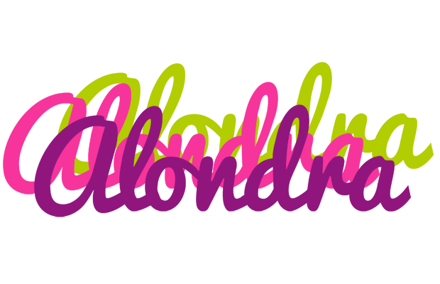 Alondra flowers logo