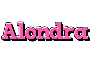 Alondra girlish logo