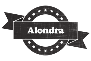 Alondra grunge logo