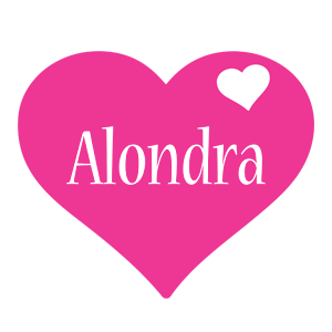Alondra love-heart logo