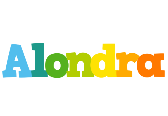 Alondra rainbows logo