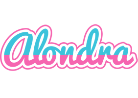 Alondra woman logo