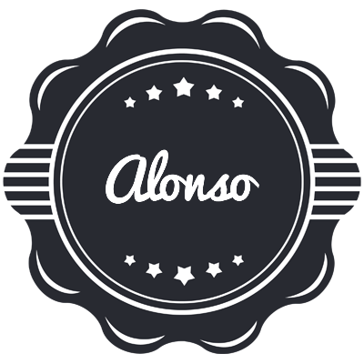 Alonso badge logo