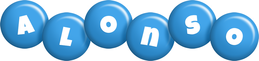 Alonso candy-blue logo