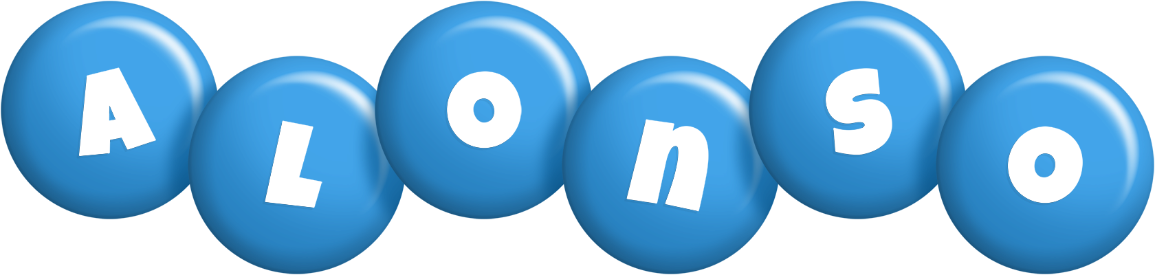 Alonso candy-blue logo
