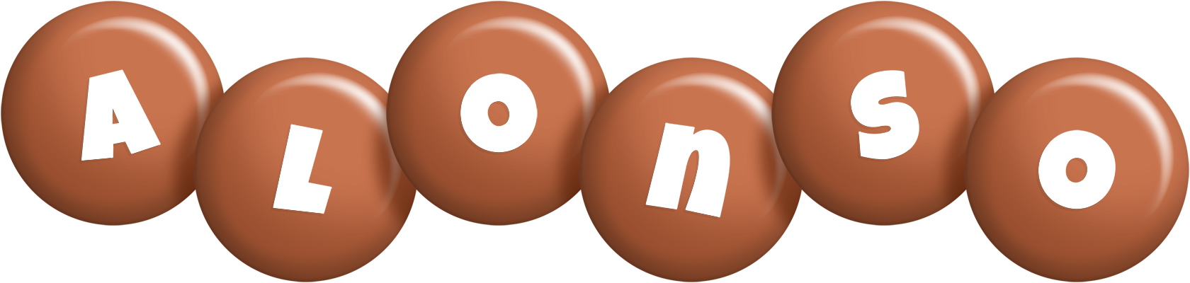Alonso candy-brown logo