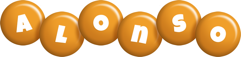Alonso candy-orange logo