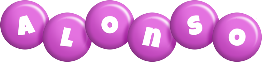 Alonso candy-purple logo