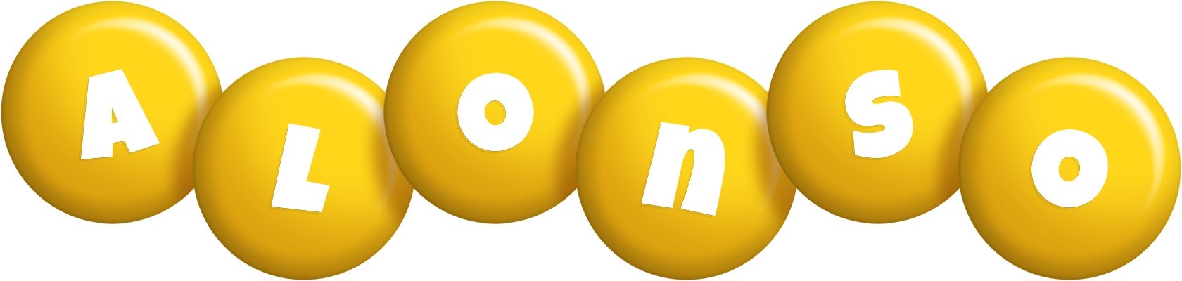 Alonso candy-yellow logo