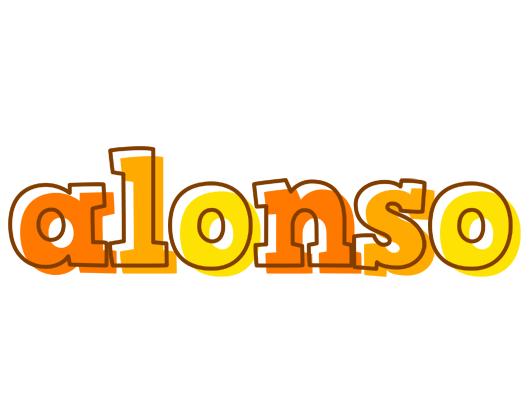 Alonso desert logo