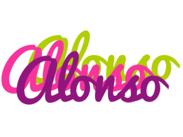 Alonso flowers logo