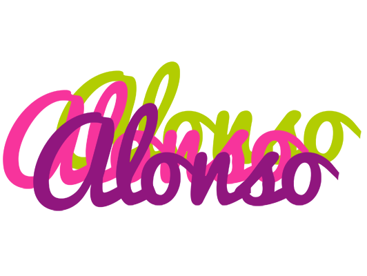Alonso flowers logo