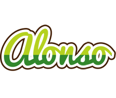 Alonso golfing logo