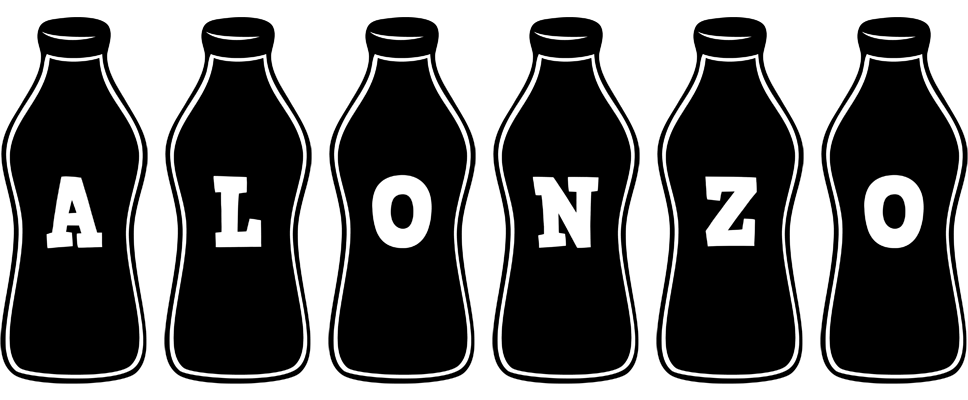 Alonzo bottle logo