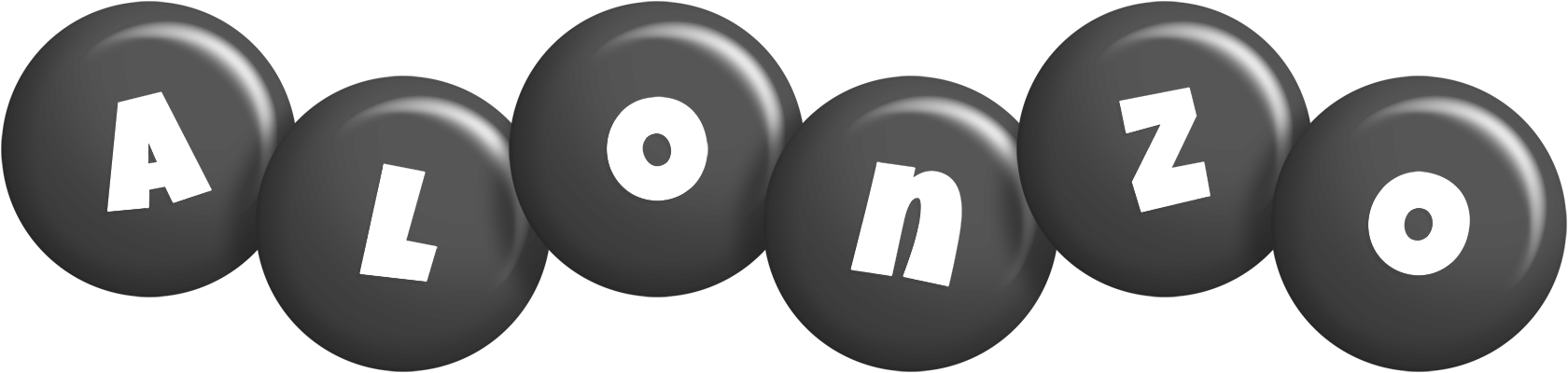 Alonzo candy-black logo