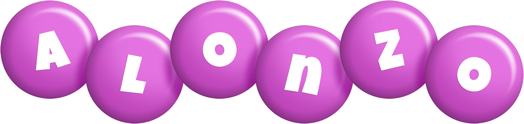 Alonzo candy-purple logo