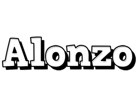 Alonzo snowing logo