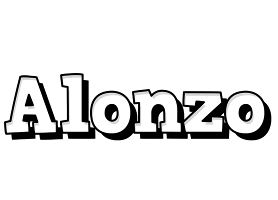 Alonzo snowing logo