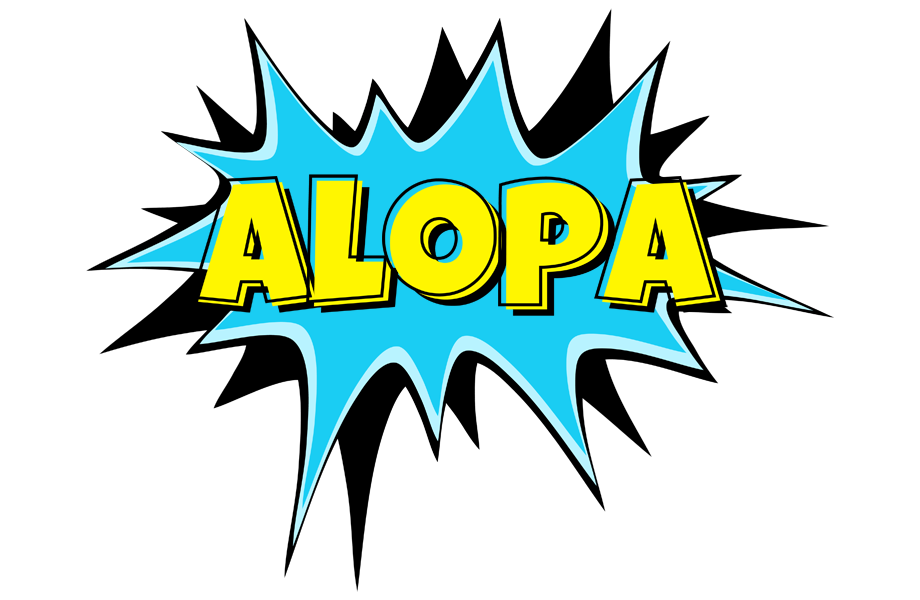 Alopa amazing logo
