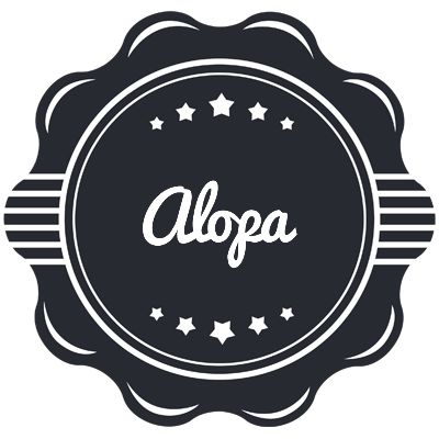 Alopa badge logo