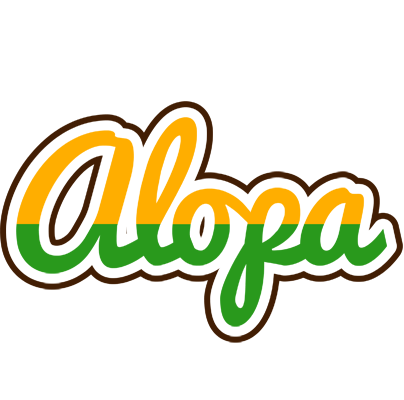 Alopa banana logo