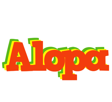 Alopa bbq logo