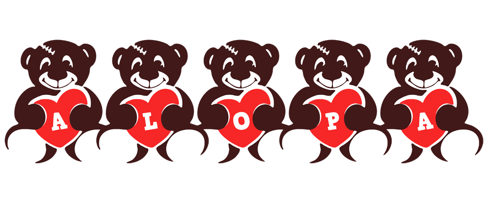Alopa bear logo