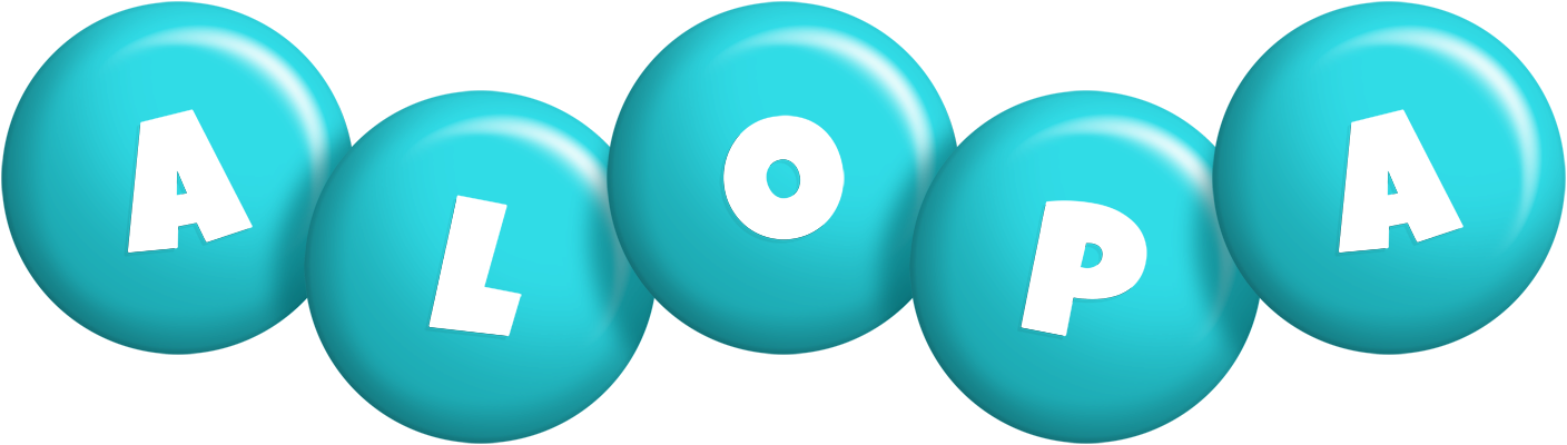Alopa candy-azur logo