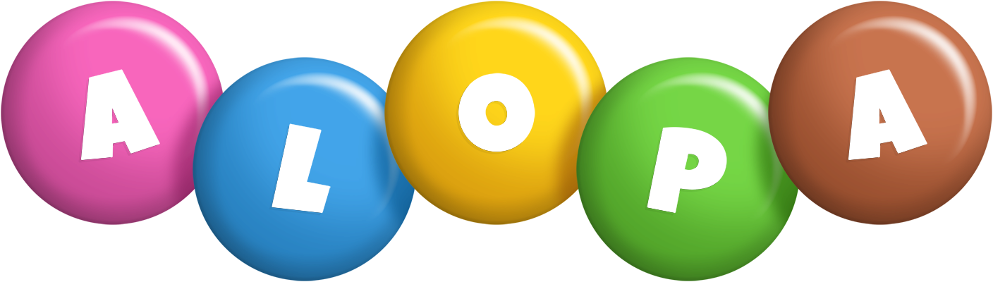 Alopa candy logo