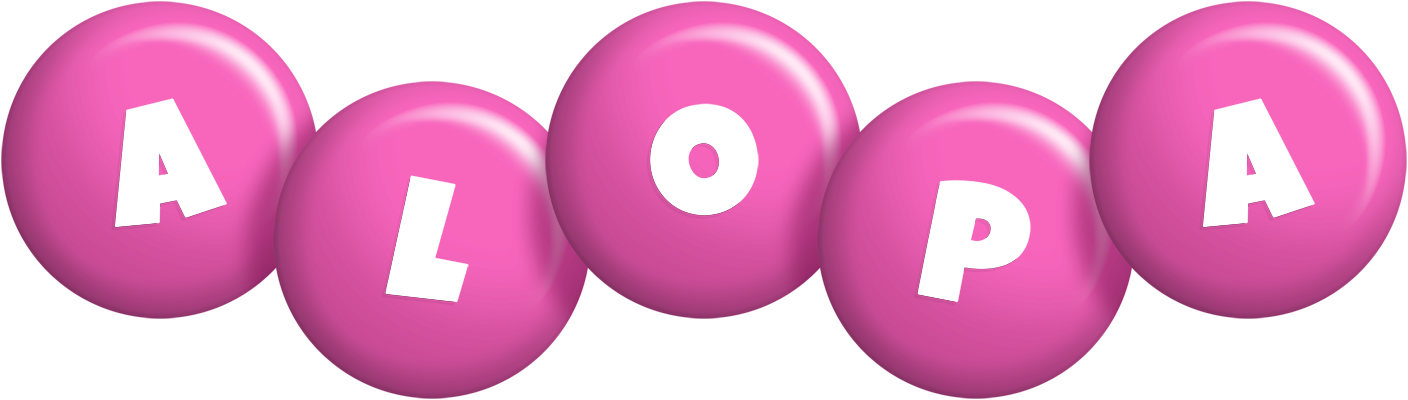 Alopa candy-pink logo