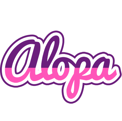 Alopa cheerful logo