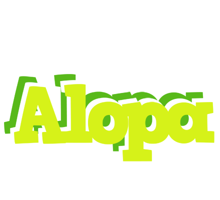 Alopa citrus logo