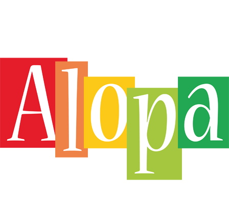 Alopa colors logo