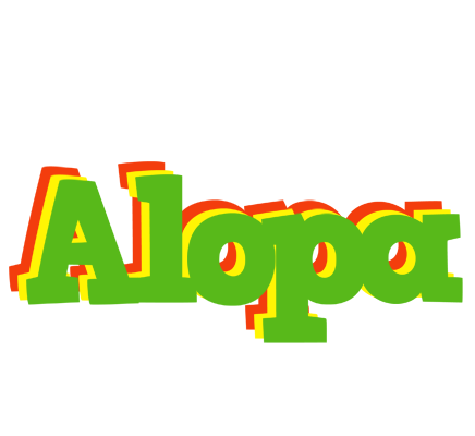 Alopa crocodile logo