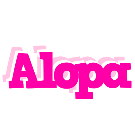 Alopa dancing logo