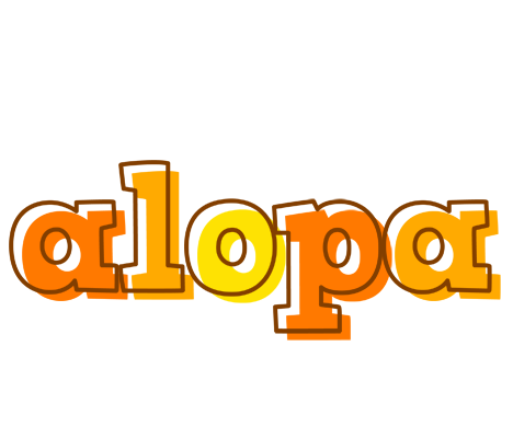 Alopa desert logo