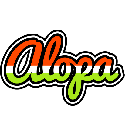 Alopa exotic logo