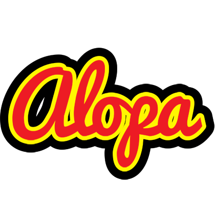 Alopa fireman logo