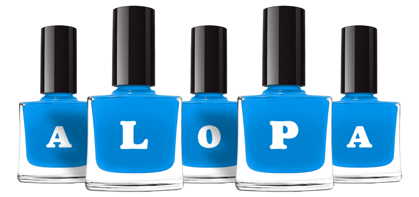 Alopa glossy logo