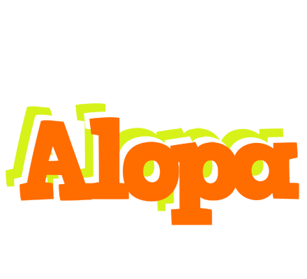 Alopa healthy logo