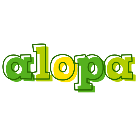 Alopa juice logo