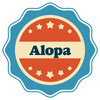 Alopa labels logo