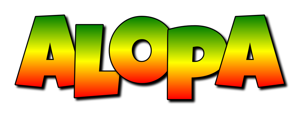 Alopa mango logo