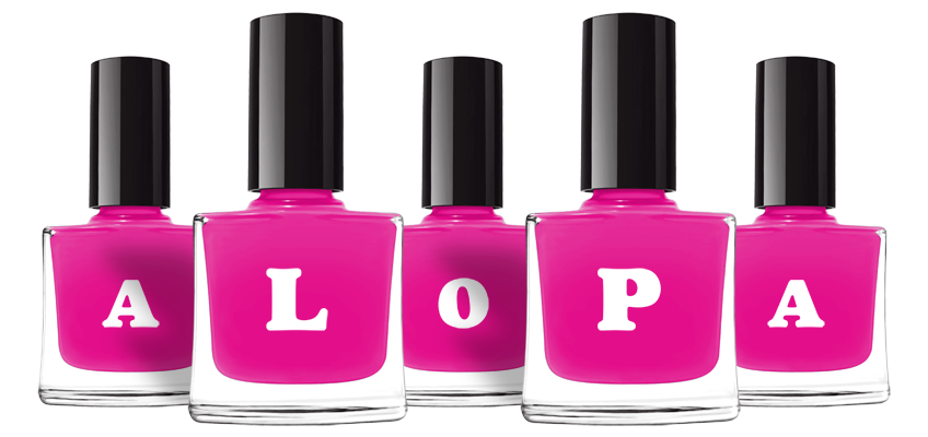 Alopa nails logo