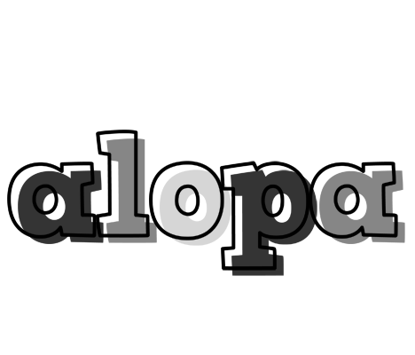Alopa night logo