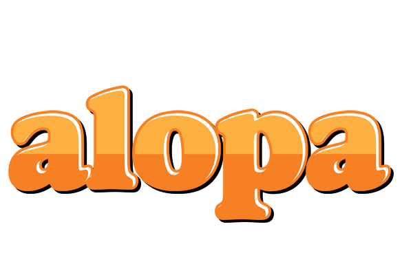 Alopa orange logo