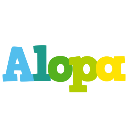 Alopa rainbows logo