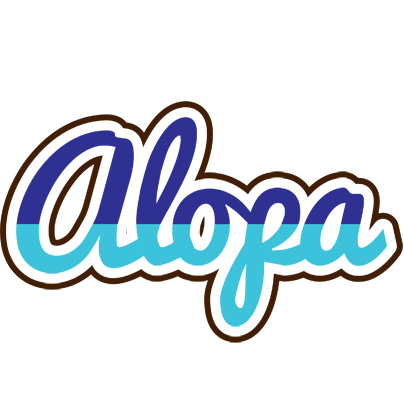 Alopa raining logo