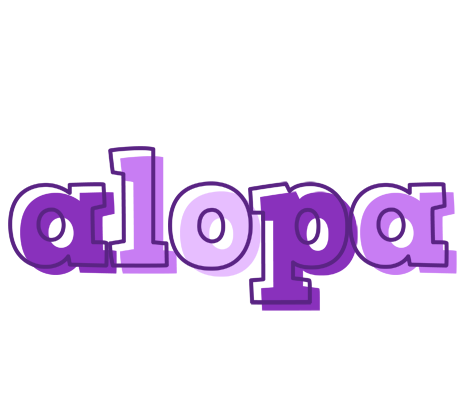 Alopa sensual logo