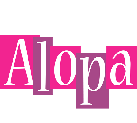 Alopa whine logo